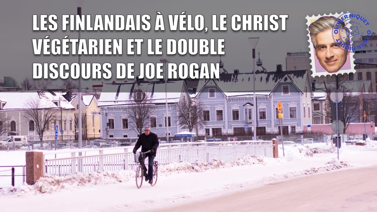 Les Finlandais à vélo, le Christ végétarien et le double discours de Joe Rogan Post feature image