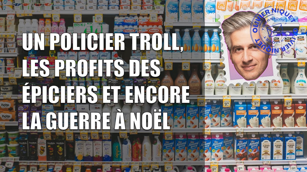Un policier troll, les profits des épiciers et encore la guerre à Noël Post feature image