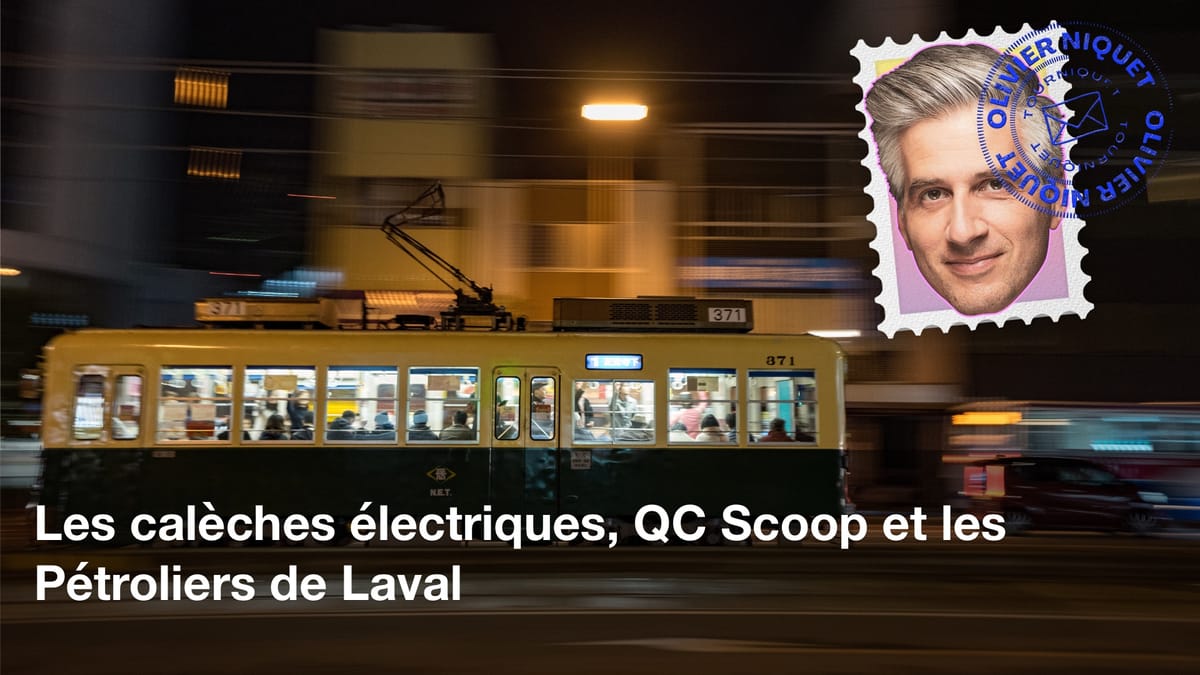 Les calèches électriques, QC Scoop et les Pétroliers de Laval Post feature image
