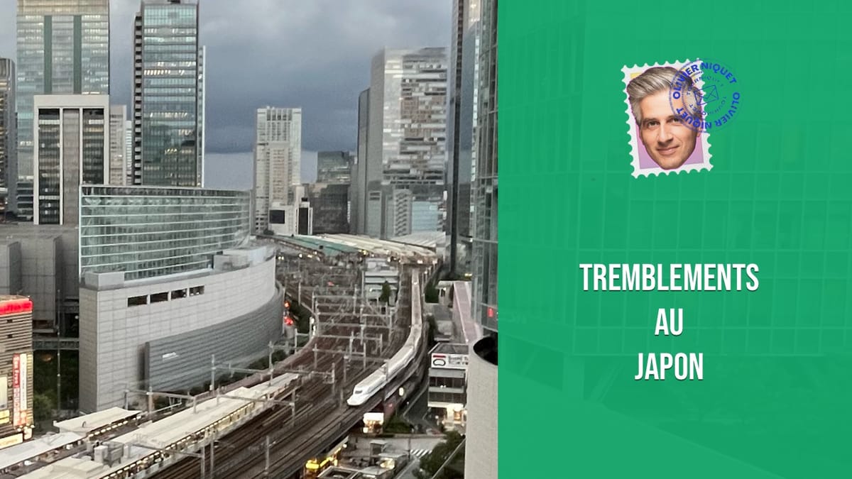 Tremblements au Japon Post feature image