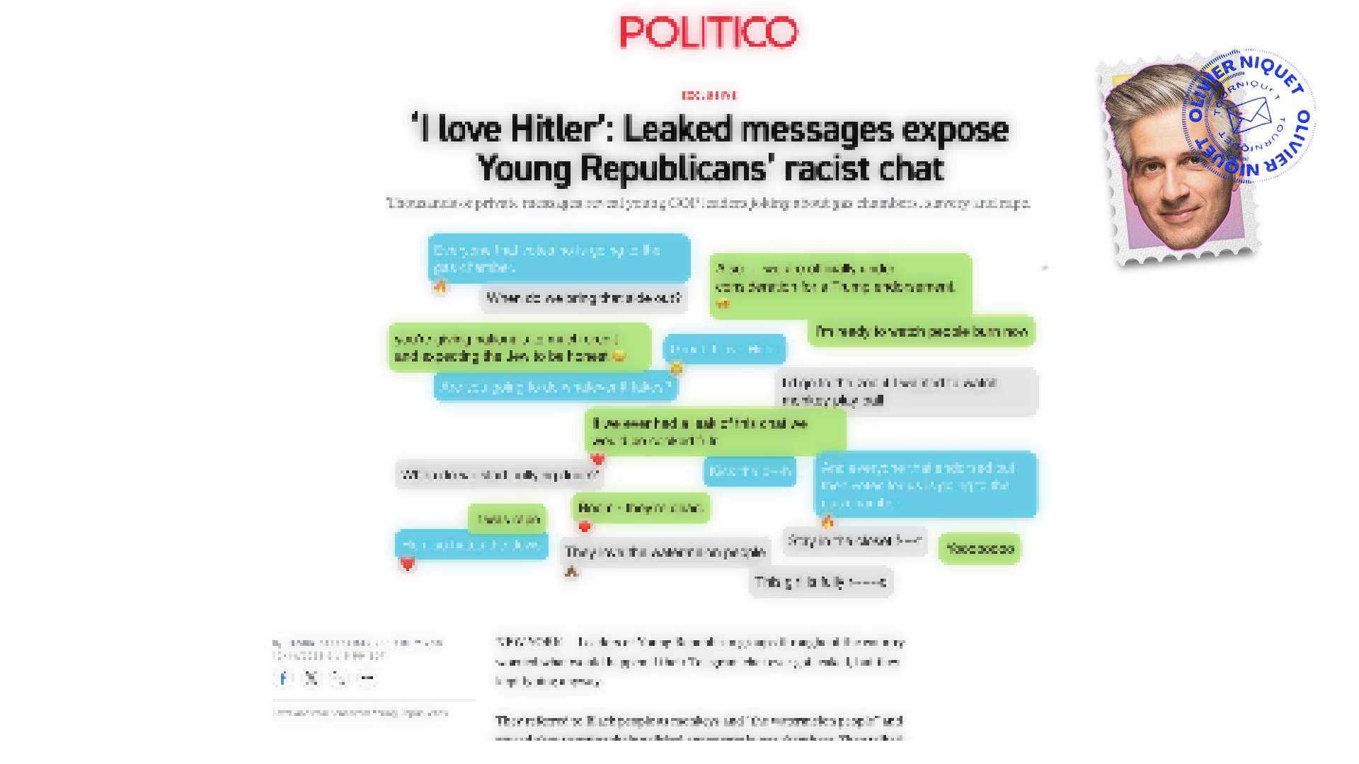 Les messages privés violents des jeunes républicains Post feature image