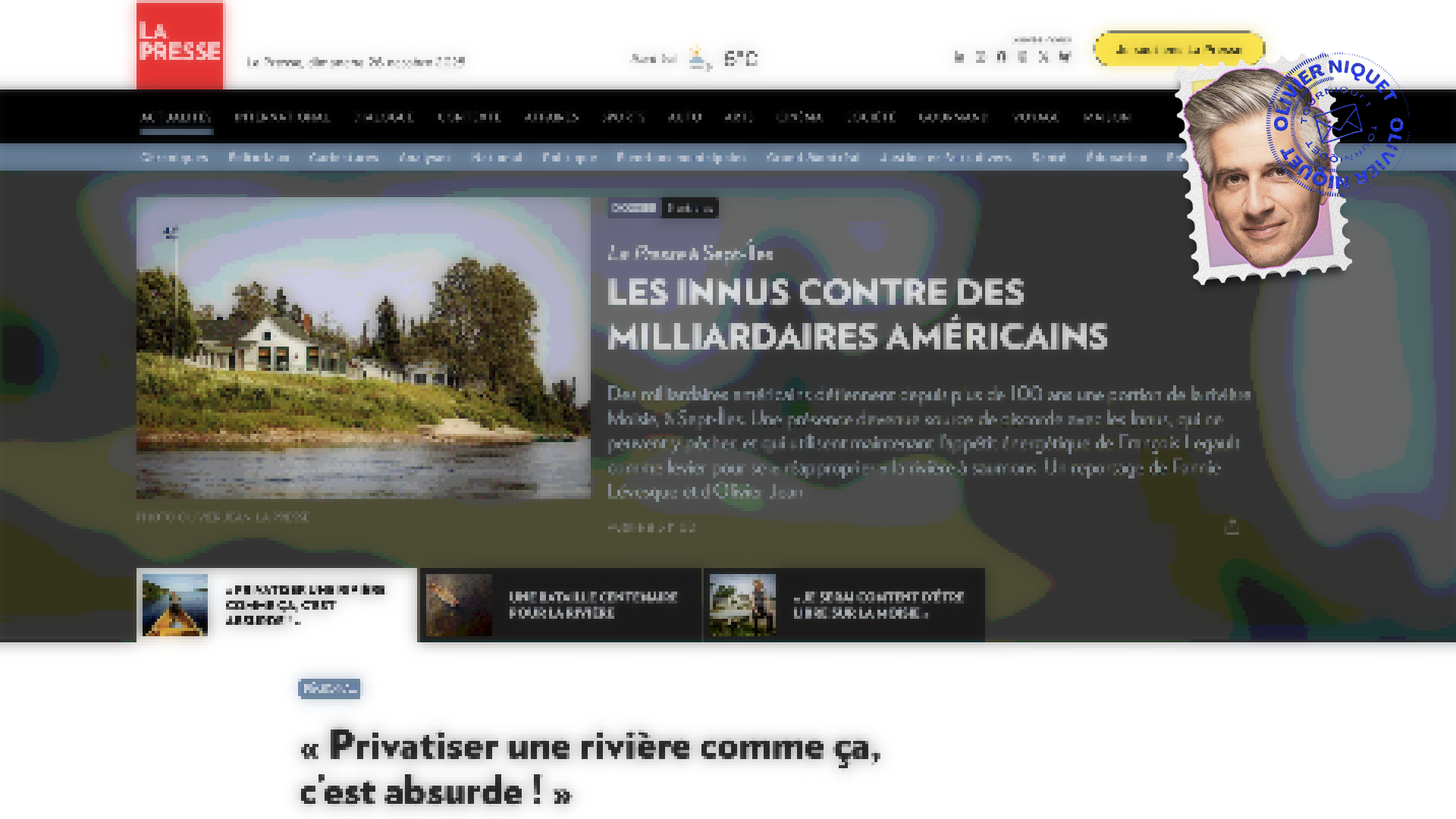 La rivière Moisie et les États-Uniens Post feature image