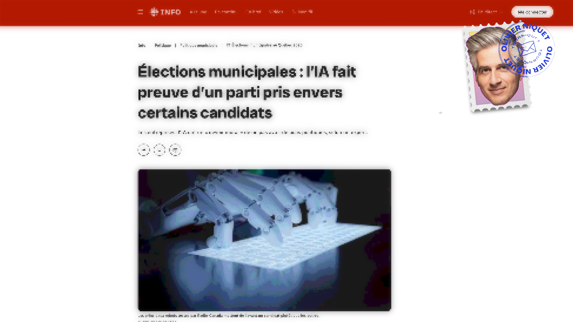Pour qui voteraient les IA aux élections municipales? Post feature image