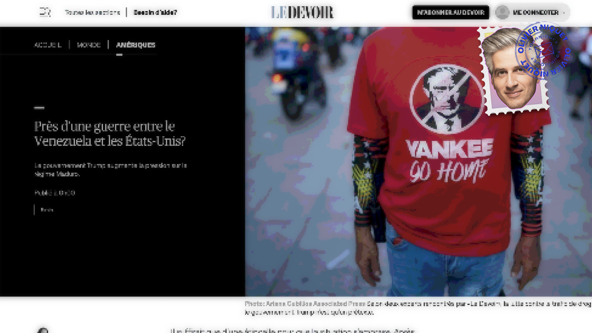 Vers une guerre États-Unis - Venezuela? Post feature image