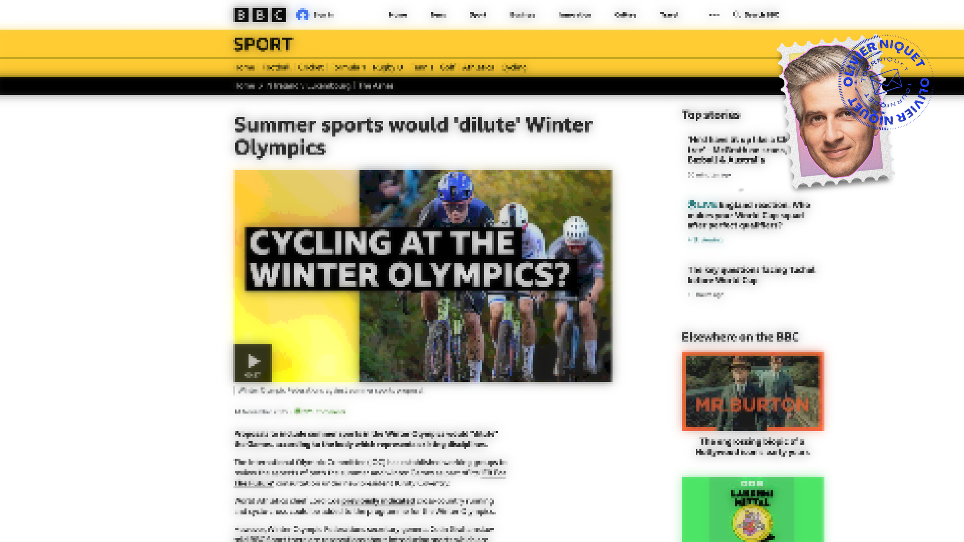 Des sports d’été aux Jeux olympiques d’hiver? Post feature image