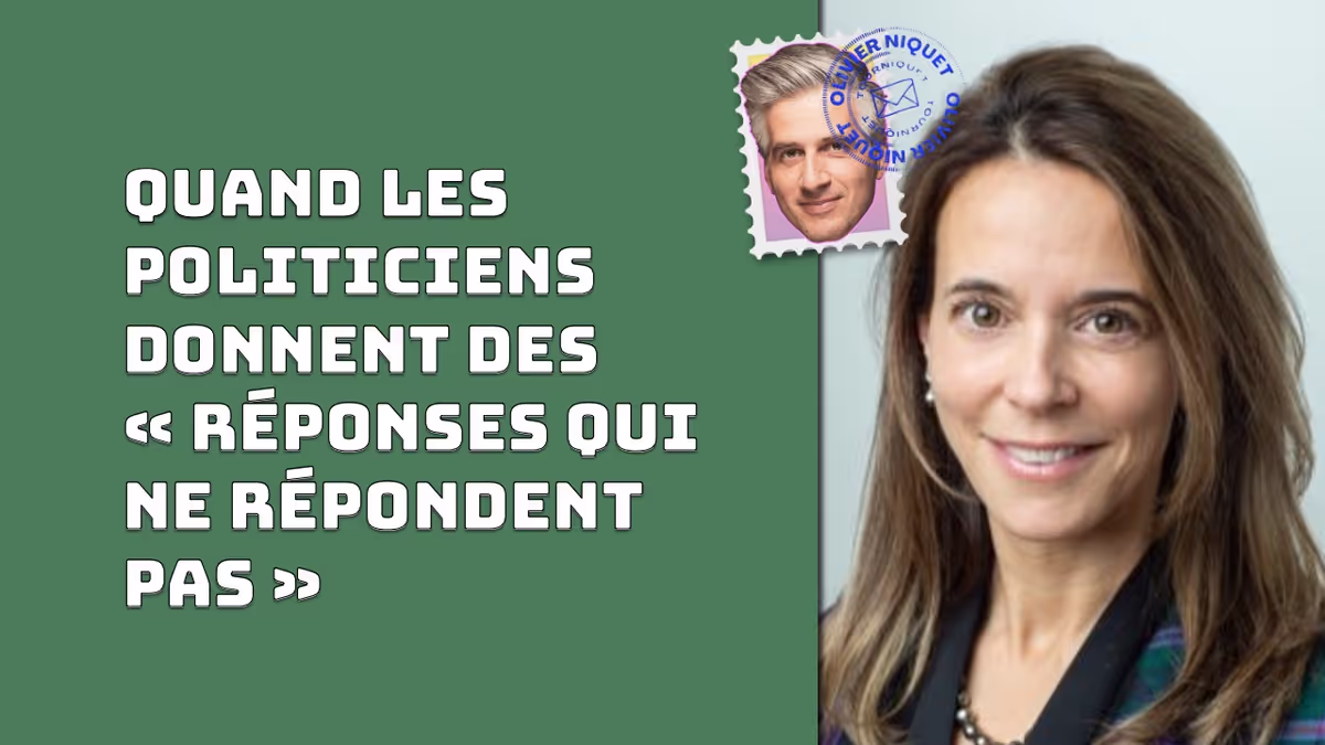 Quand les politiciens donnent des « réponses qui ne répondent pas » Image principale