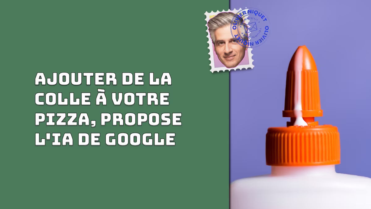 Ajouter de la colle à votre pizza, propose l'IA de Google Image principale