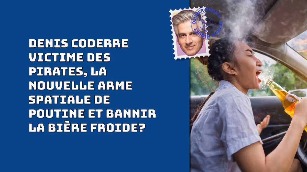 Denis Coderre victime des pirates, la nouvelle arme spatiale de Poutine et bannir la bière froide? Image principale