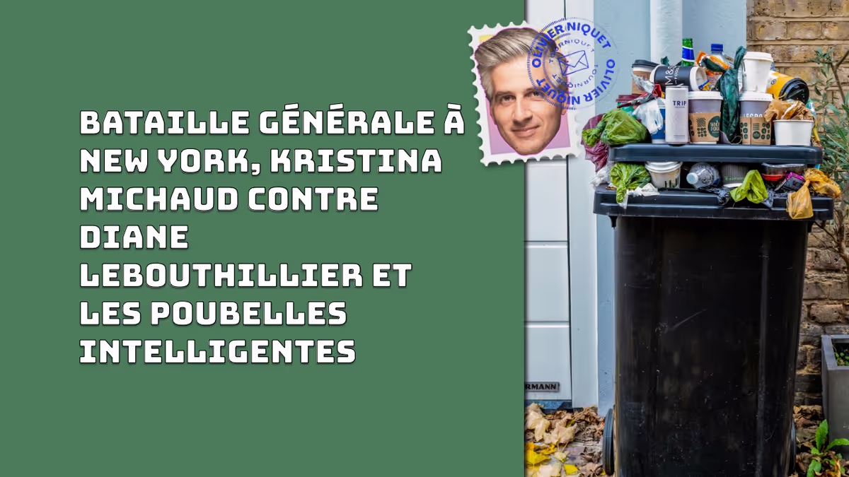 Bataille générale à New York, Kristina Michaud contre Diane Lebouthillier et les poubelles intelligentes Image principale