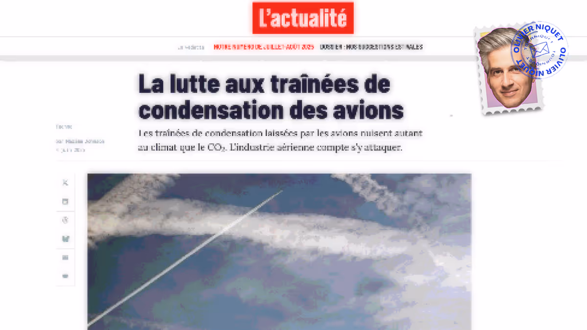 Le vrai problème avec les « chemtrails » Image principale