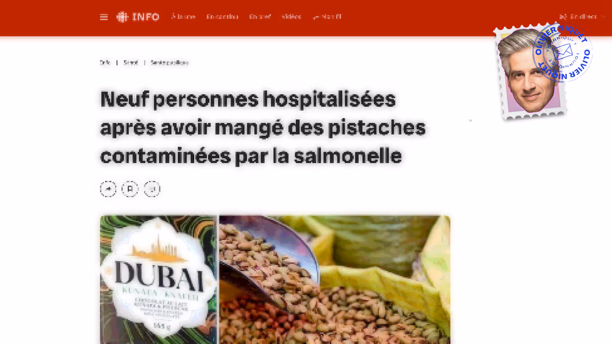 Du chocolat Dubai contaminé Image principale
