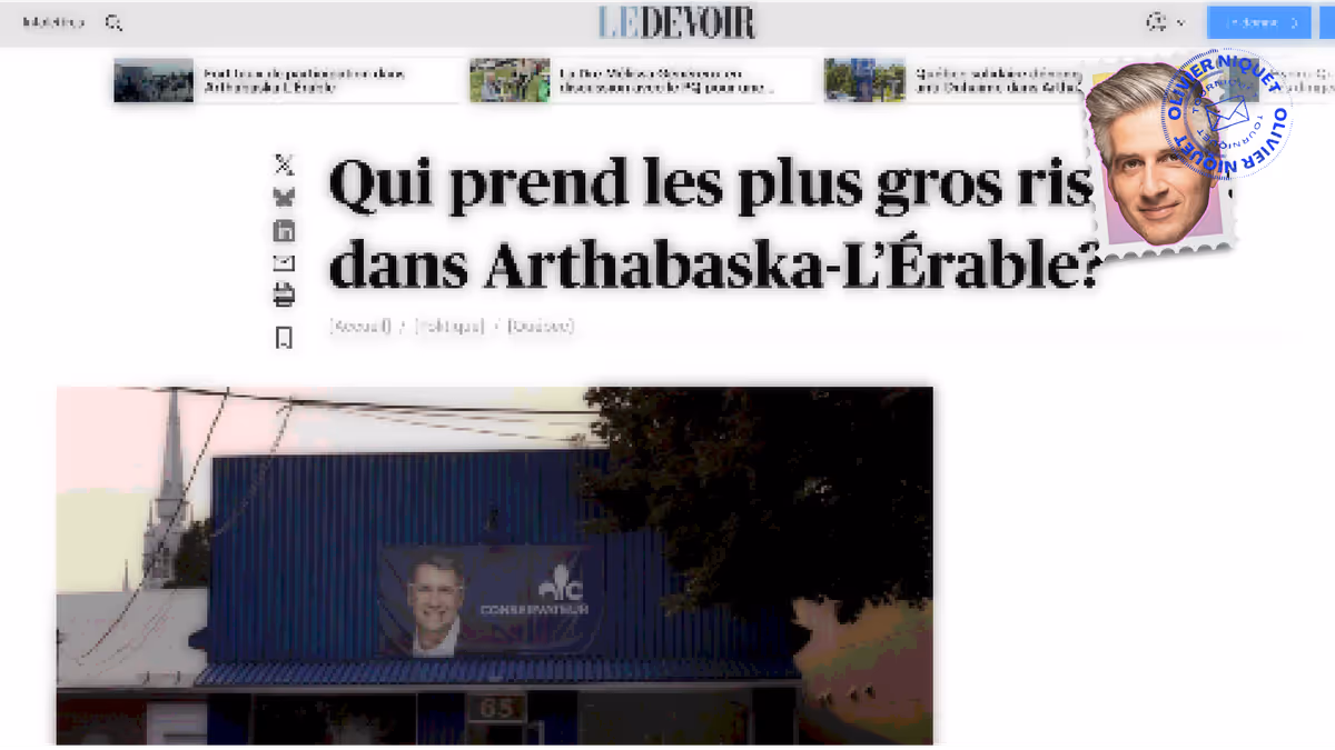 Qui a le plus à perdre dans Arthabaska? Image principale