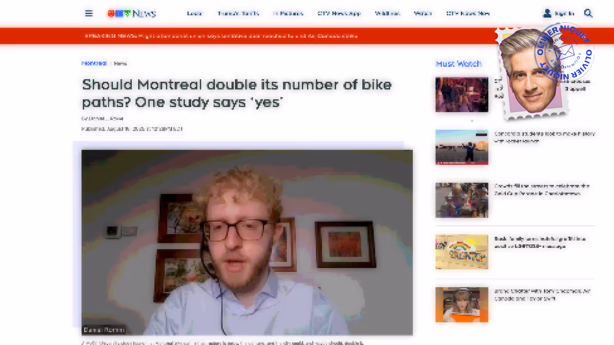 Doubler le nombre de pistes cyclables ne nuirait pas aux voitures Image principale