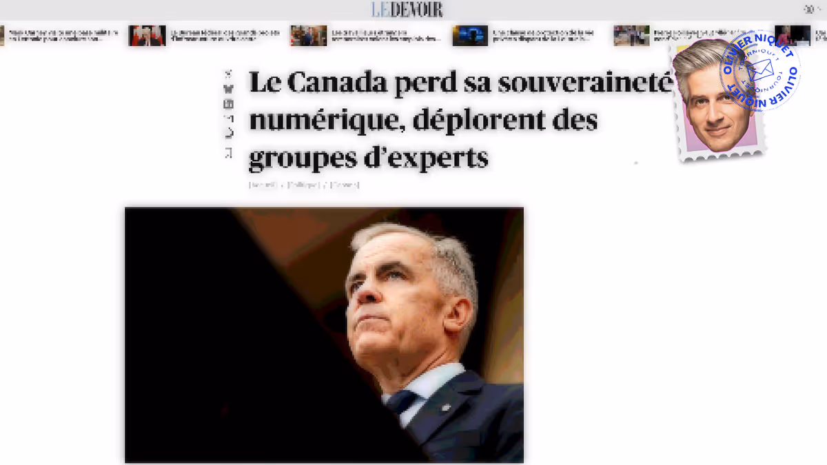 Le Canada échappe sa souveraineté numérique Image principale