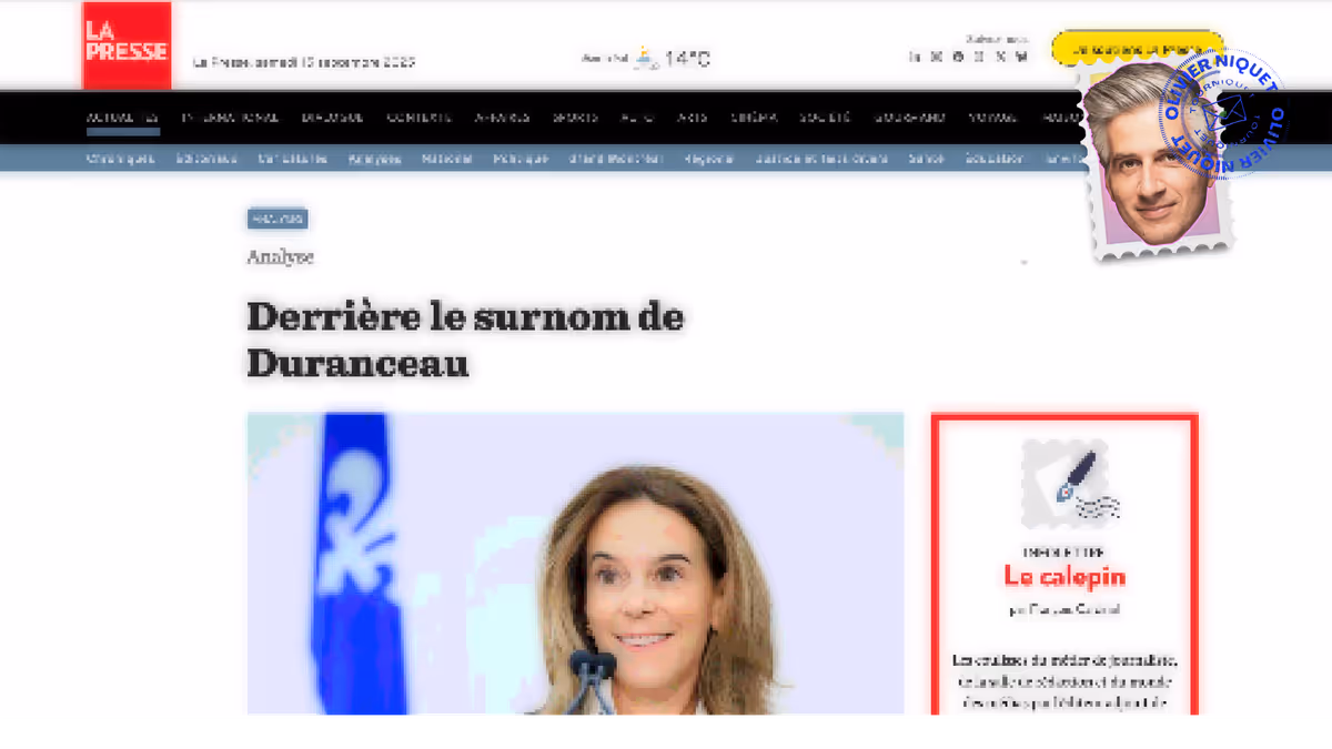 Les risques de faire des blagues devant François Legault Image principale