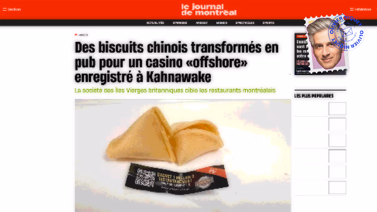 Des pubs de casinos dans nos biscuits chinois Image principale