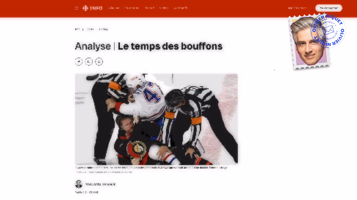 Hockey: des coups salauds malgré la présence des durs à cuire Image principale