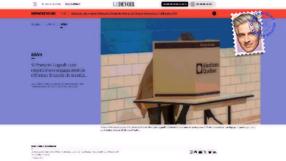Si nous avions le mode de scrutin proportionnel… Image principale