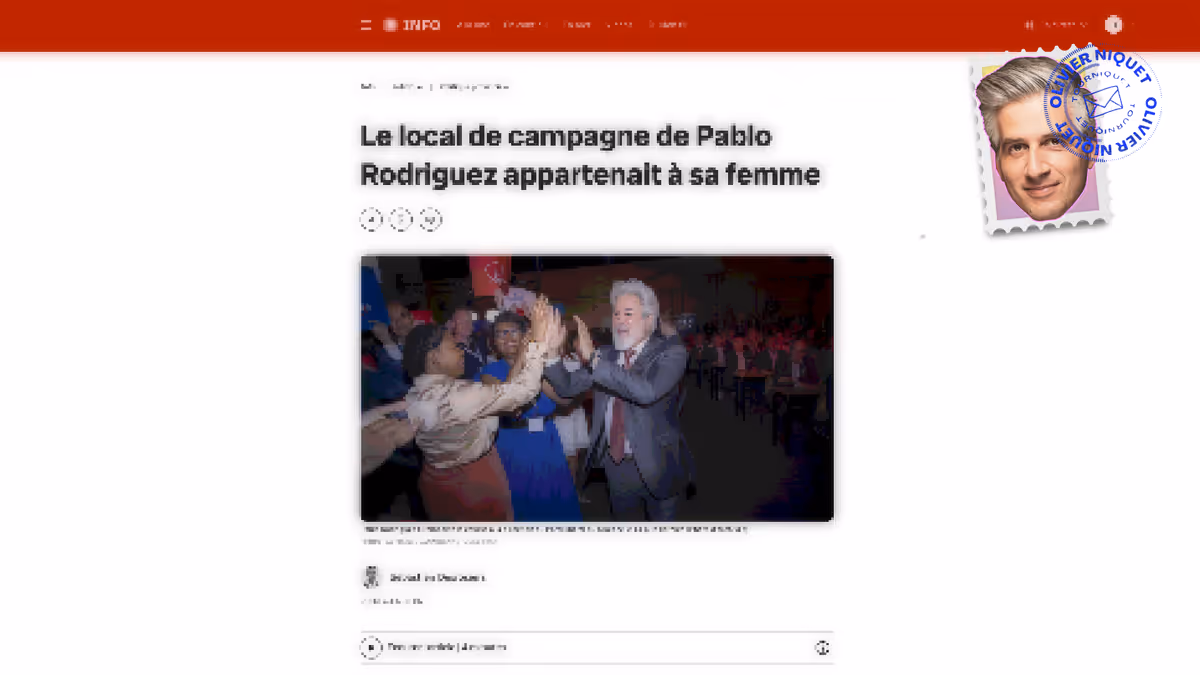 Pablo Rodriguez louait un local à sa femme Image principale