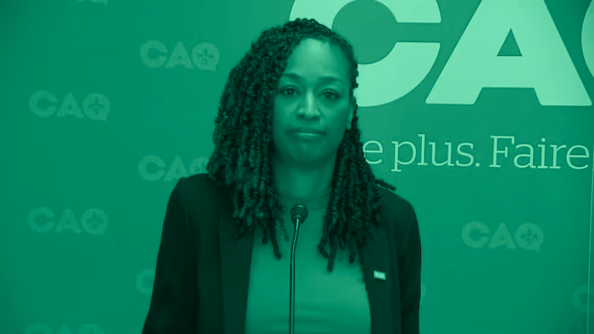 Shirley Dorismond, qui appuie Simon Jolin-Barrette, genre Image principale