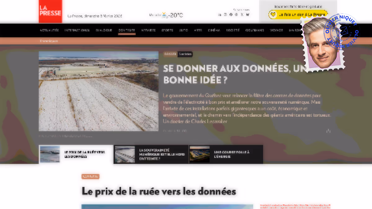 Centres de données: beaucoup d’énergie, pas beaucoup d’emplois Image principale