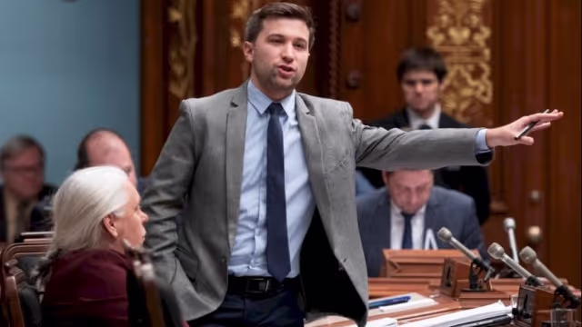 Gabriel Nadeau-Dubois, qui s'emporte à la période de questions