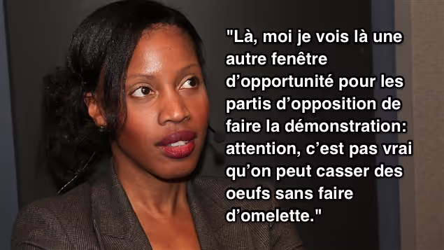 Yolande James, qui aime les omelettes