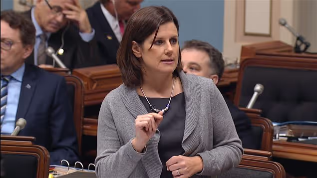 Stéphanie Vallée, à propos de la CAQ Image principale