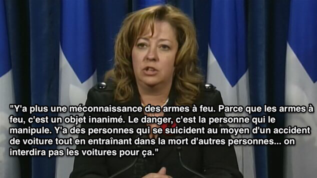 Sylvie Roy, contre le registre des armes à feu Post feature image