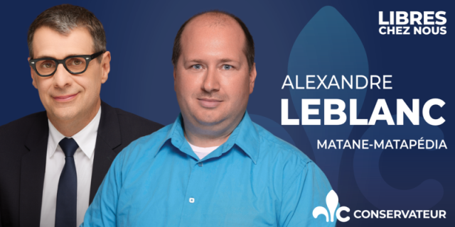 Alexandre Leblanc, candidat du PCQ qui a de bons yeux Post feature image