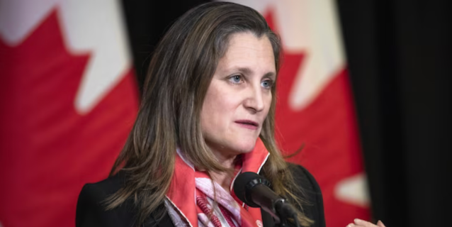Chrystia Freeland, qui abuse des canadiens/canadiennes Post feature image