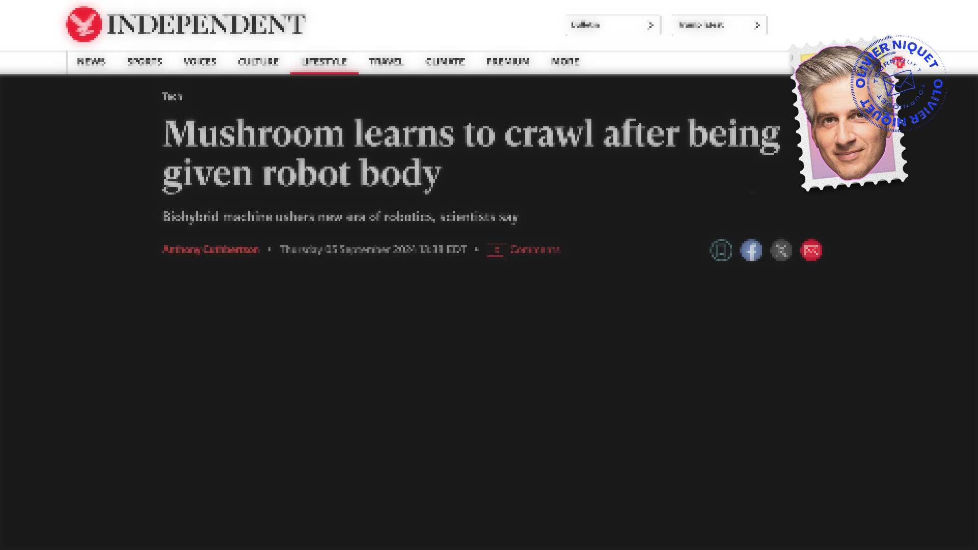 Un robot contrôlé par un champignon Post feature image