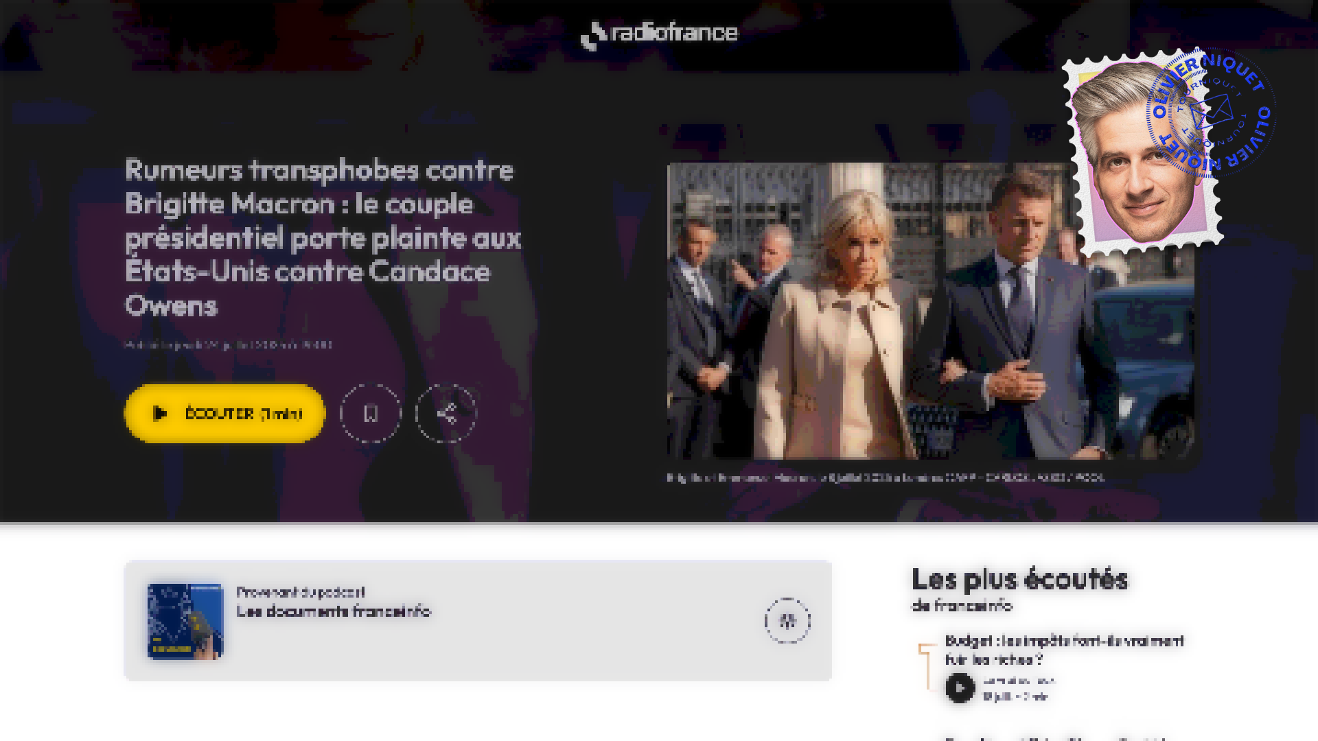 Macron poursuit Candace Owens Post feature image