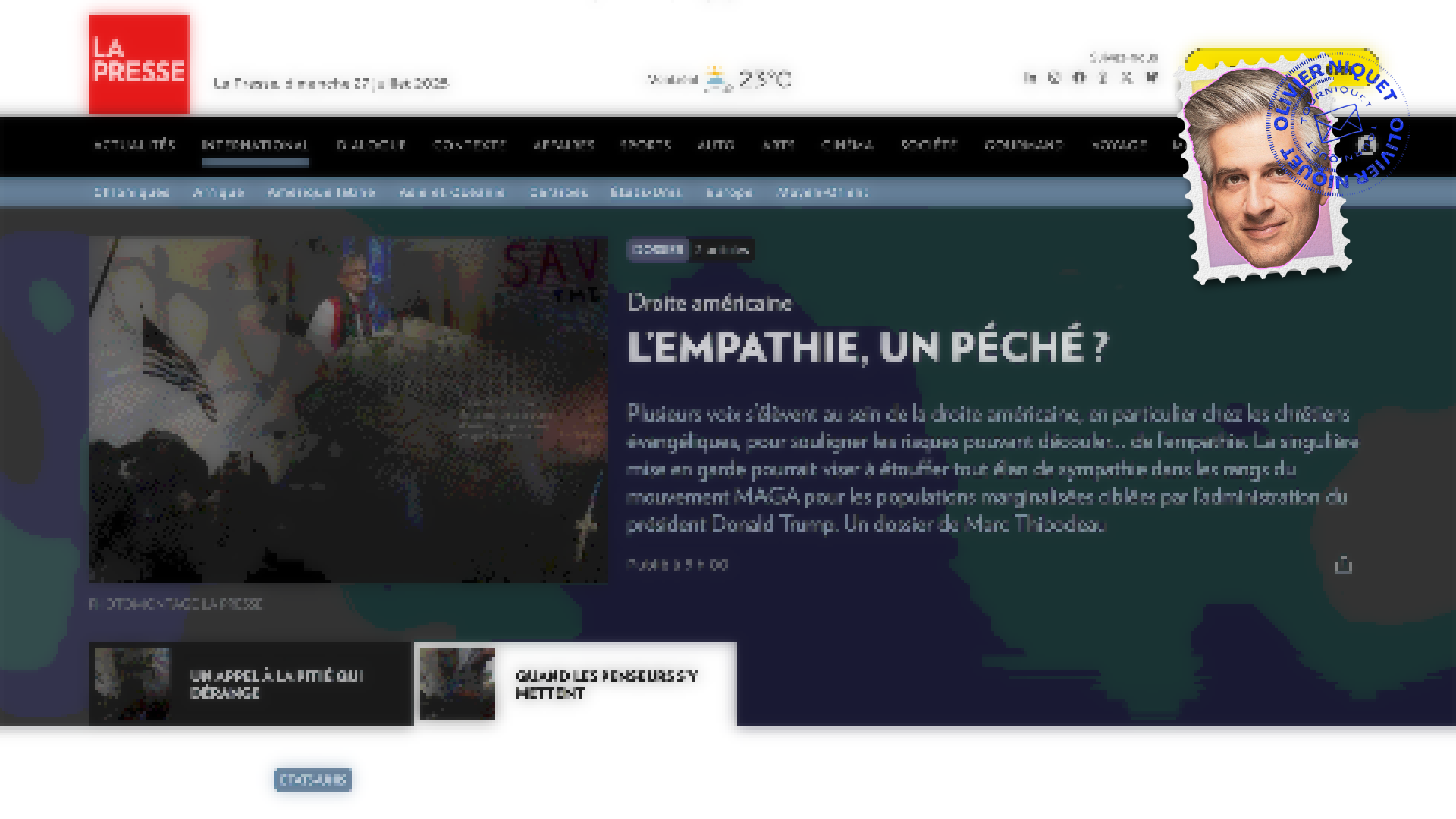 Aimer son prochain est toxique selon des penseurs conservateurs Post feature image