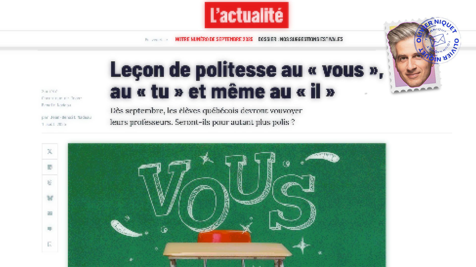 Tout savoir sur le vouvoiement Post feature image
