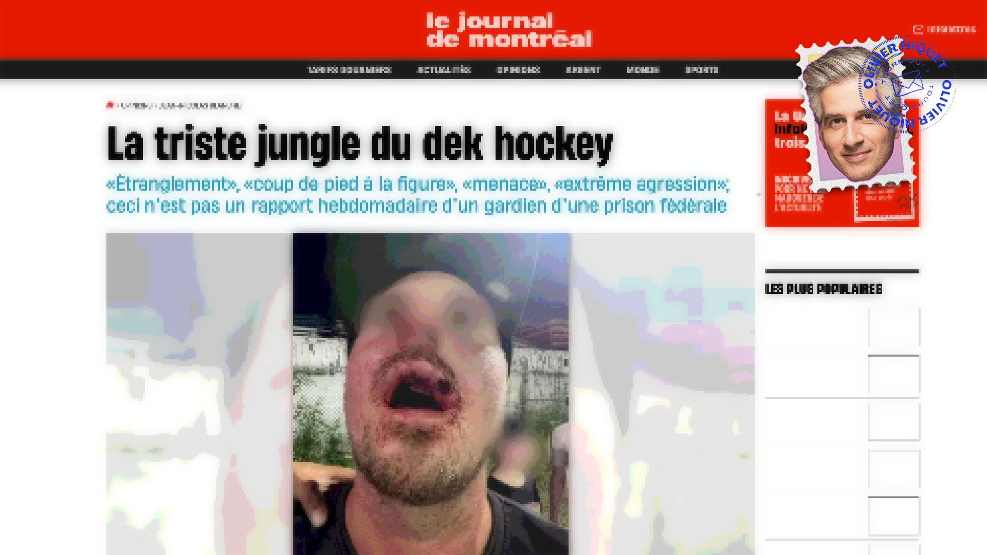 Pourquoi devient-on violent sur la surface de jeu? Post feature image