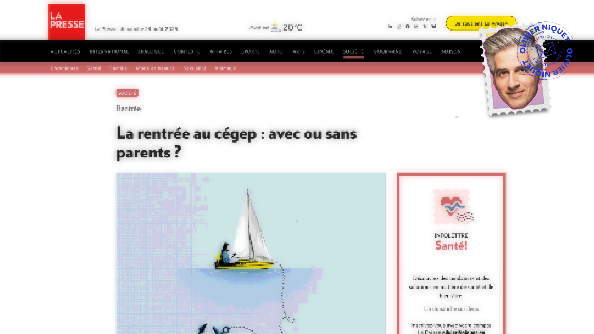 Entrer au cégep avec ses parents? Post feature image