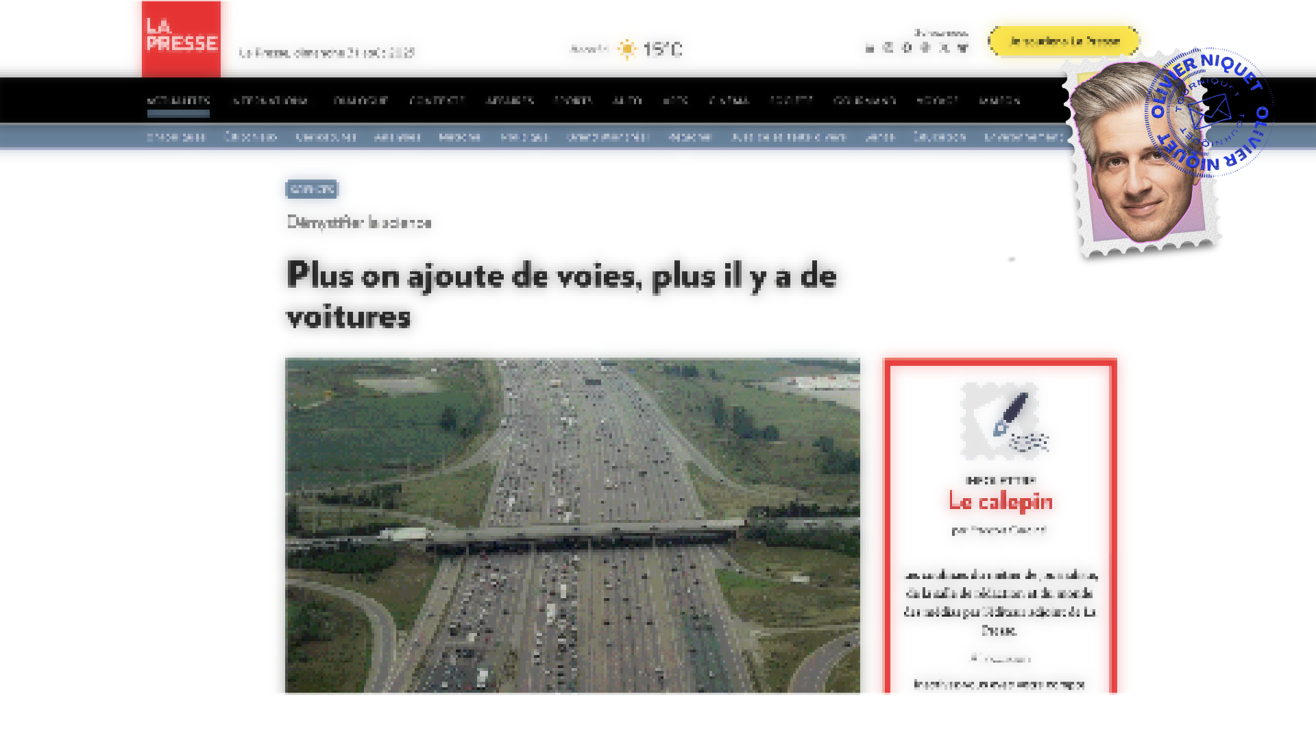 Plus de voies engendre plus de congestion, mais ça ne nous rentre pas tête Post feature image