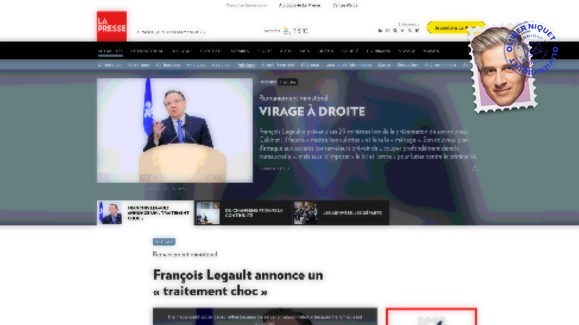 Remaniement à droite? Post feature image
