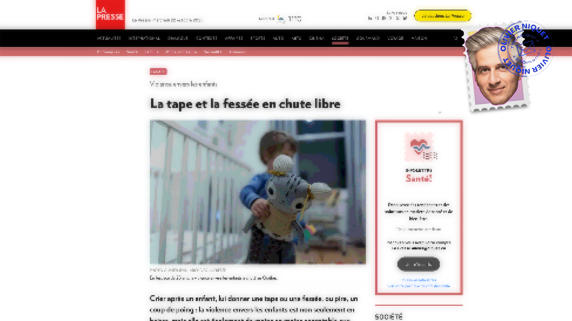 Chute de l’utilisation de la fessée chez les enfants (mais c’est encore légal) Post feature image