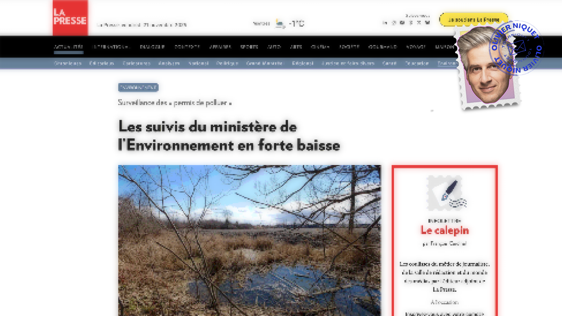 Moins de surveillance des entreprises qui polluent Post feature image