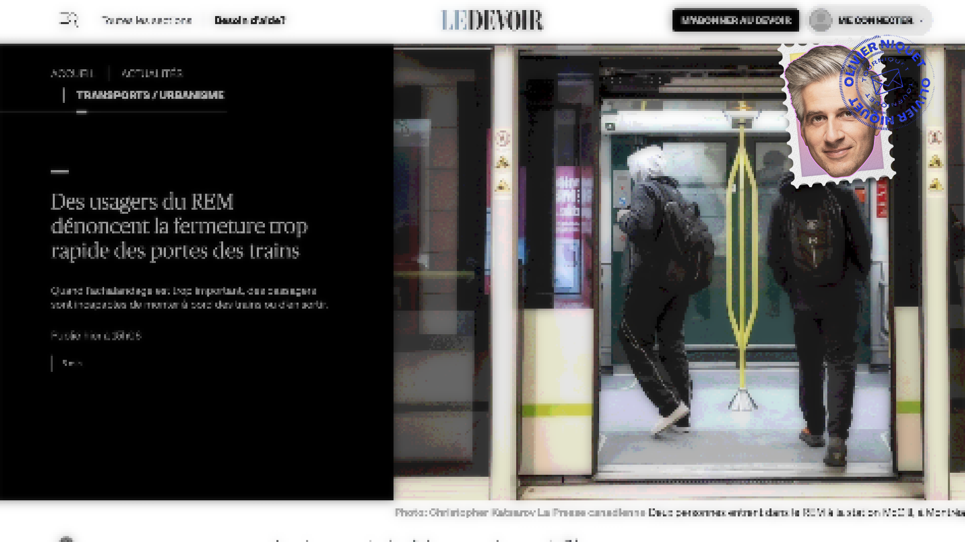 À quelle vitesse se ferment les portes du REM? Post feature image