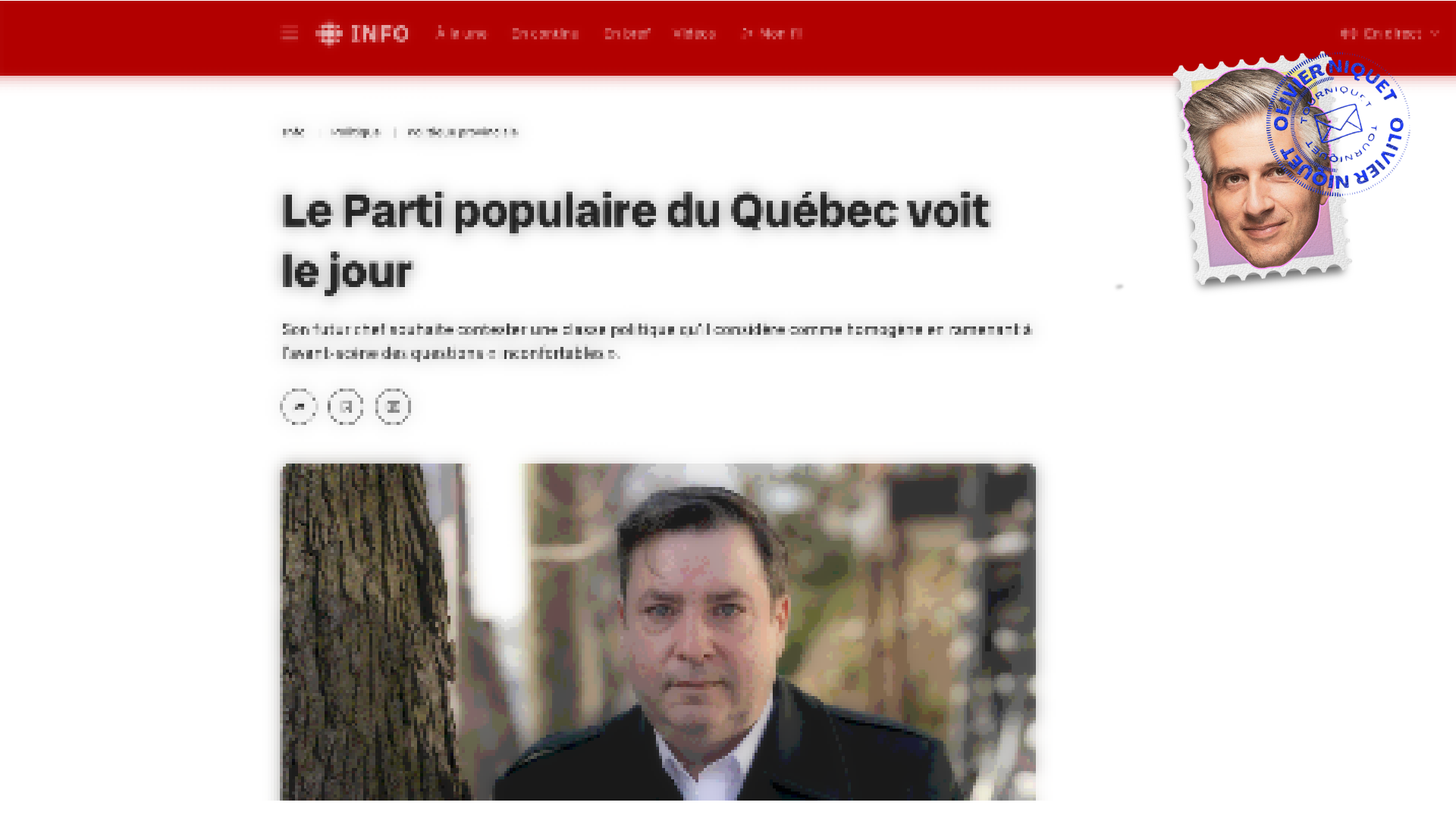 Parti populaire du Québec: Maxime Bernier sur le terrain d’Éric Duhaime? Post feature image