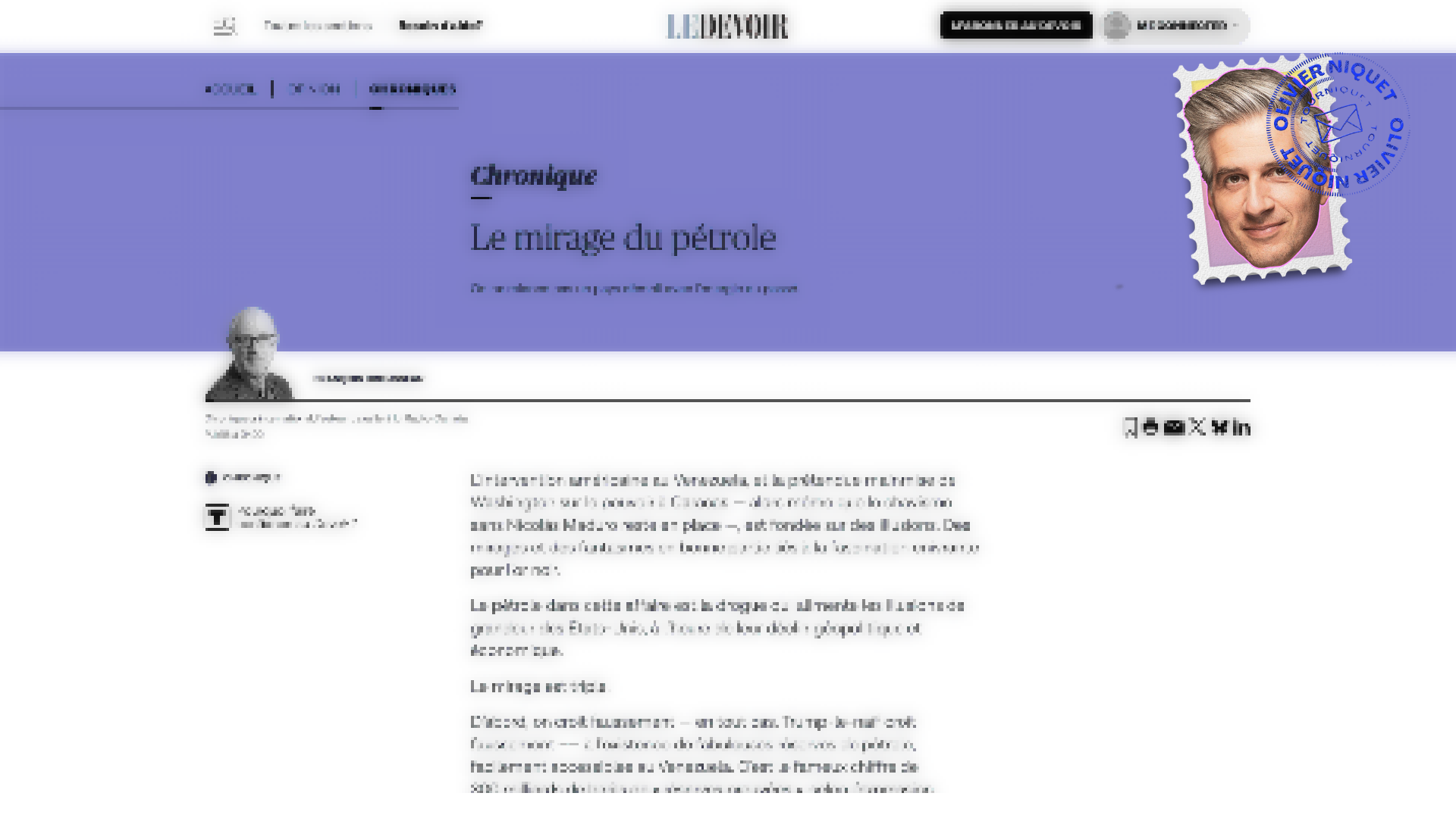 Le mirage pétrolier du Vénézuéla Post feature image