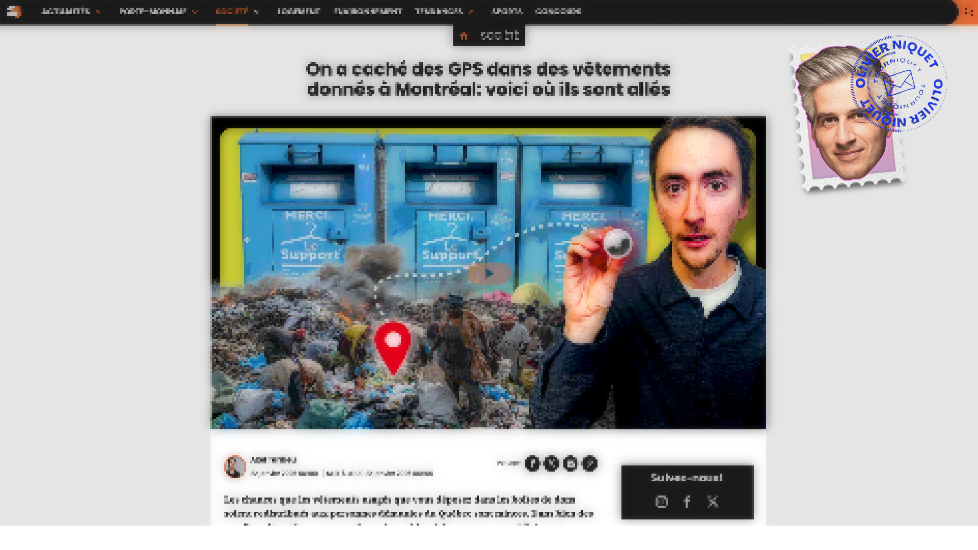 Où vont les vêtements déposés dans les boîtes de dons? Post feature image