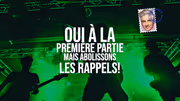 Oui à la première partie, mais abolissons les rappels!