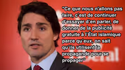 Justin Trudeau, qui ne veut pas parler de l'EI en chambre