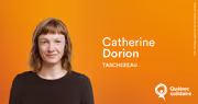 Catherine Dorion, pendant son baptême de scrums