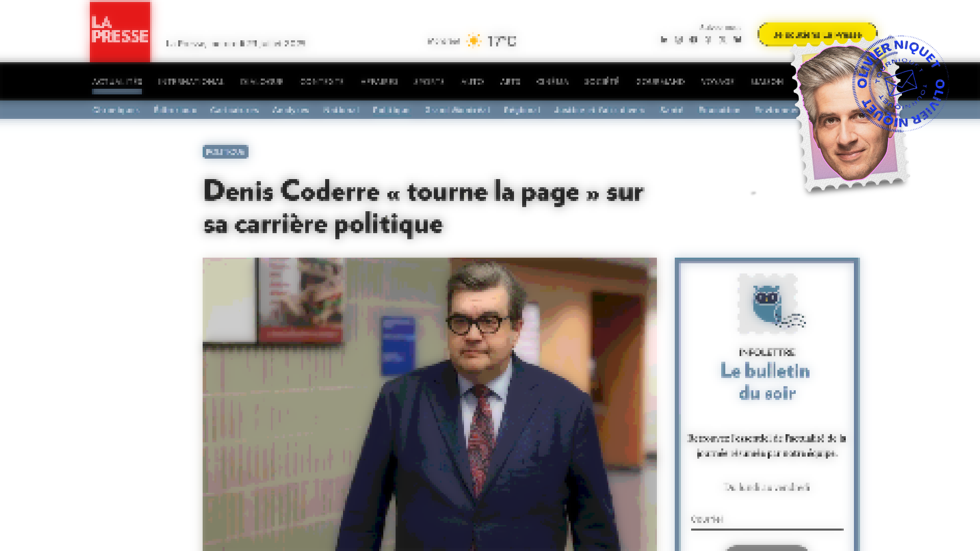 Denis Coderre aux Résidences Soleil Post image