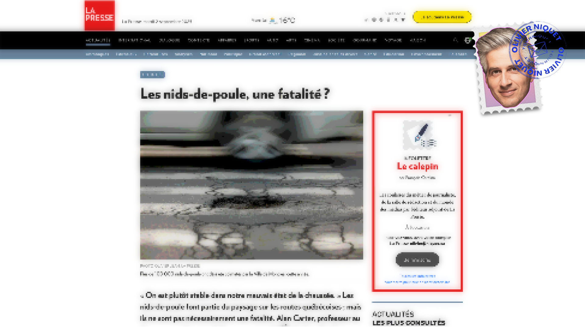 Les nids de poule coûtent cher parce qu’on n’a pas assez d’argent pour mettre en place des solutions moins coûteuses Post feature image